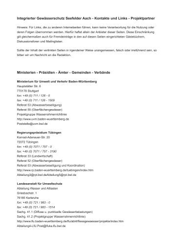 (Liste der Projektpartner als pdf-Datei (28Kb)) - Aktionsprogramm ...