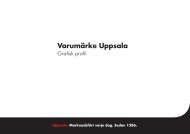 VarumÃ¤rke Uppsala grafisk profil (pdf, 11 MB) - Destination Uppsala