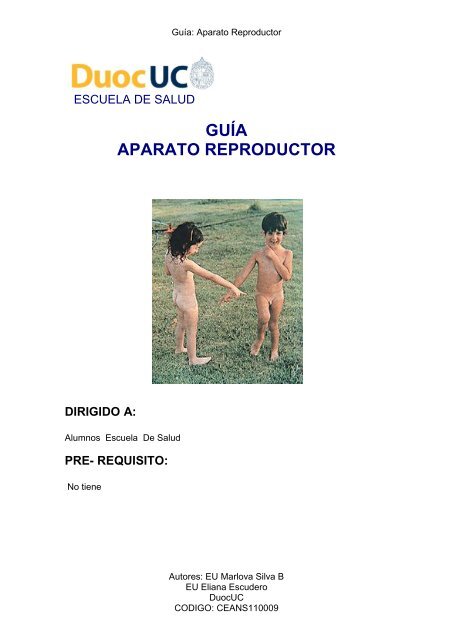 guÃ­a aparato reproductor dirigido a - Biblioteca