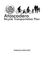 Bike Plan - City of Atascadero