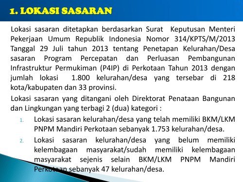 Tahapan Pelaksanaan Kegiatan P4IP di Perkotaan oleh ... - P2KP