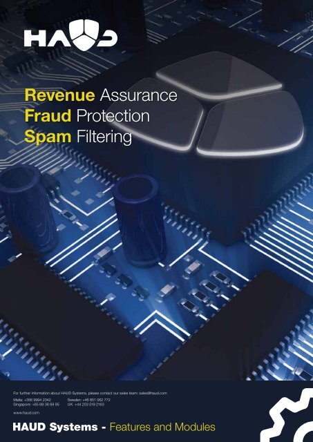 Revenue Assurance Fraud Protection Spam Filtering - Africa Com