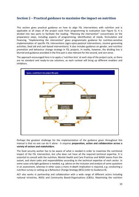 Maximising the Nutritional Impact of FSL Interventions FINAL