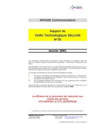 Veille Technologique SÃ©curitÃ© - cert devoteam