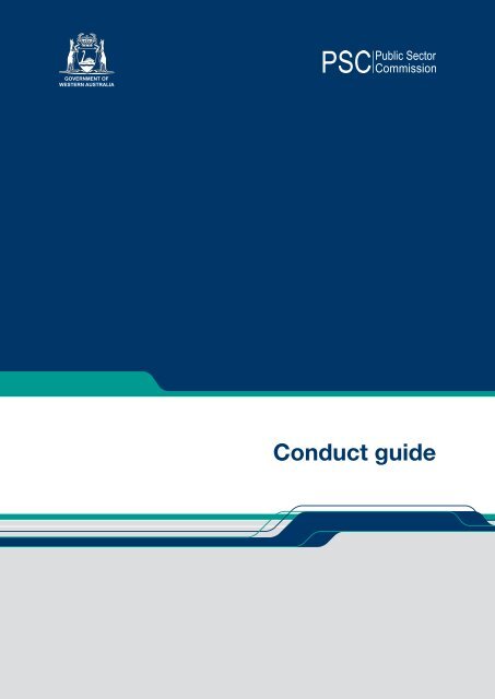 Conduct guide - Public Sector Commission - The Western Australian ...