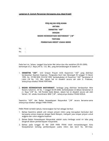 murabahah akad perjanjian contoh NOTA Lampiran   P2KP  Contoh : Nota  Kesepahaman 7: murabahah akad perjanjian contoh NOTA Lampiran   P2KP  Contoh : Nota  Kesepahaman 7: