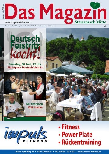 Juli 2012 - DAS MAGAZIN Steiermark-Mitte