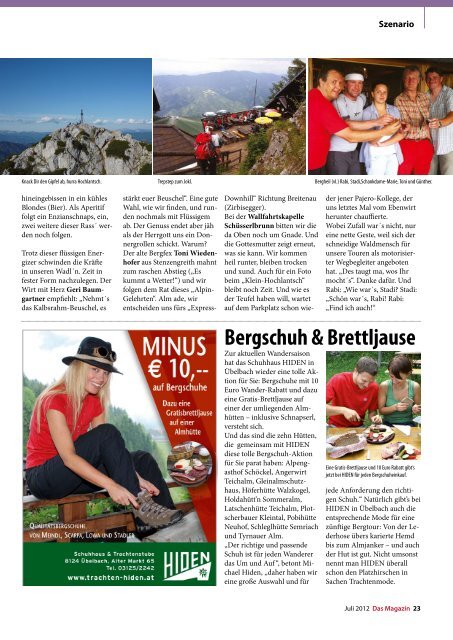 Juli 2012 - DAS MAGAZIN Steiermark-Mitte