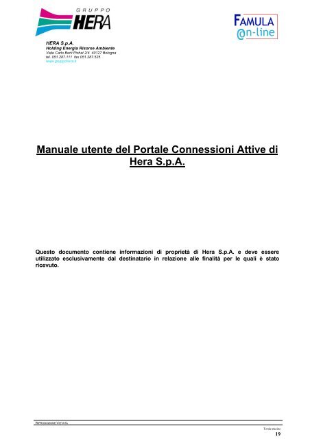 SCARICARE BOLLETTA HERA