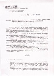 OGGETTO: DR.SSA FABIANA CASTINO - ULTERIORE ... - ARPAL