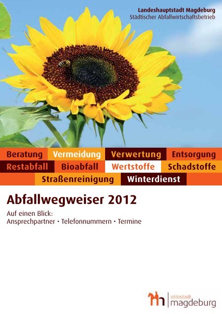 Abfallwegweiser 2012 - Magdeburg
