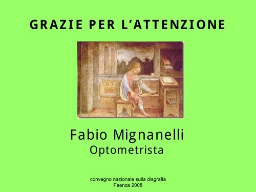 6. I problemi visuo-percettivi nella disgrafia - Per gli altri