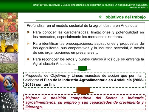 DIAGNÃSTICO, OBJETIVOS Y LÃNEAS MAESTRAS DE ACCIÃN ...