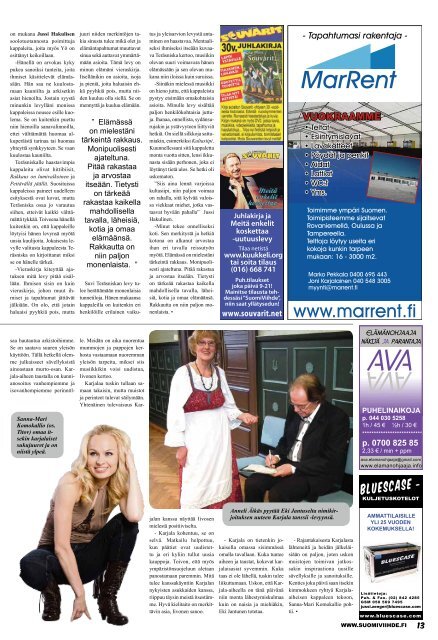 Nro 1/2013 - SuomiViihde-lehti