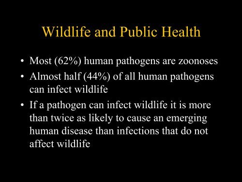 PDF of slides - Animal & Human Health for the Environment and ...