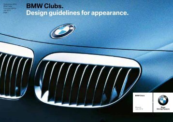 DESIGN GUIDELINES (PDF, 1 MB) - BMW Clubs