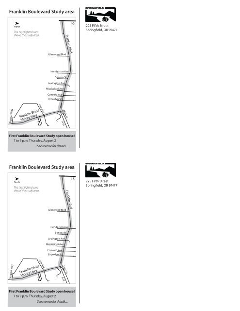 Franklin Boulevard Study - City of Springfield