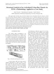 Structural Analysis of an Articulated Urban Bus Chassis via FEM: a ...
