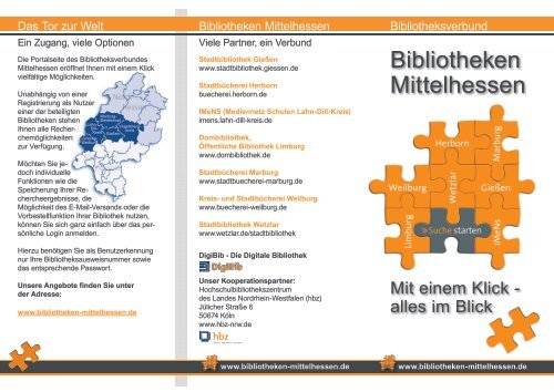 Bibliotheken Mittelhessen - IMeNS - Lahn-Dill-Kreis