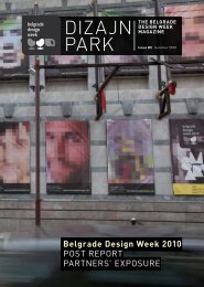 Dizajn Park Magazine 2010 - Belgrade Design Week