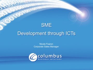 SME Development through ICTs - Caribbean ICT Roadshow