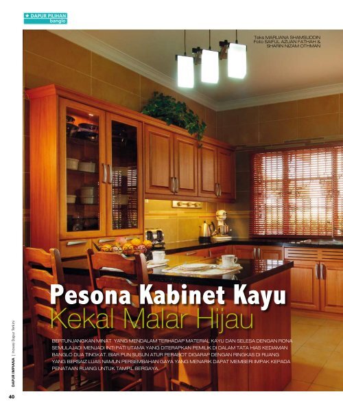 Pesona Kabinet Kayu - Reno Concept Sdn. Bhd.