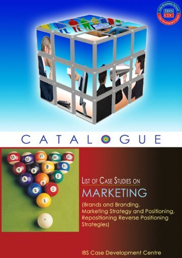 Case Studies on Marketing - Case Catalogue