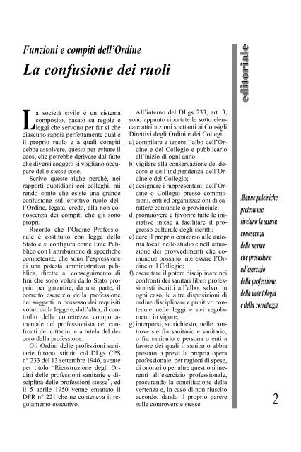 SASSARI MEDICA n. 1/2 - OMCeO Sassari