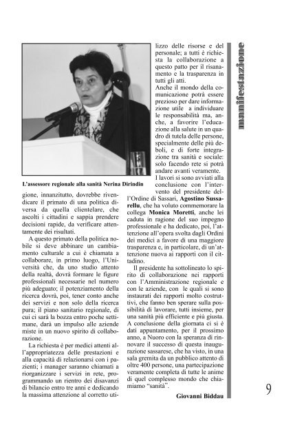 SASSARI MEDICA n. 1/2 - OMCeO Sassari