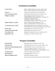 Conference Committee Program Committee