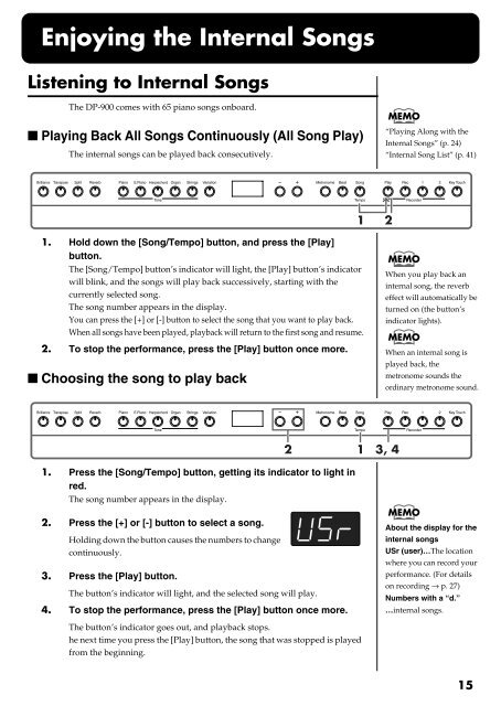 Owner's Manual (DP-900_OM.pdf) - Roland