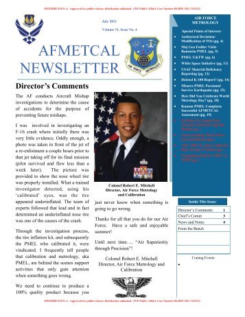 AFMETCAL Newsletter - Wright-Patterson Air Force Base