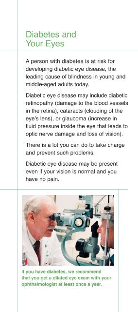 Diabetes and Your Eyes - Bascom Palmer Eye Institute