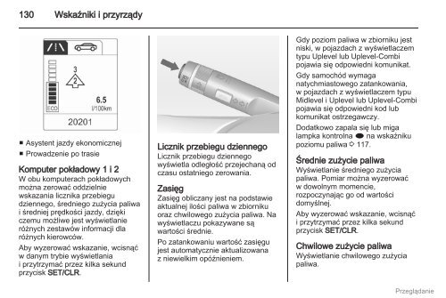 Opel Astra J 2012.5 â Instrukcja obsÅugi â Opel Polska