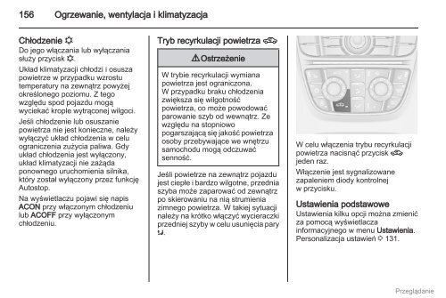 Opel Astra J 2012.5 â Instrukcja obsÅugi â Opel Polska