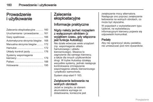 Opel Astra J 2012.5 â Instrukcja obsÅugi â Opel Polska