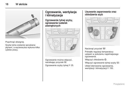 Opel Astra J 2012.5 â Instrukcja obsÅugi â Opel Polska