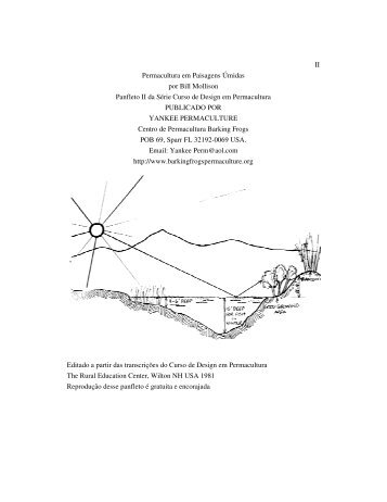 Permacultura em Paisagens Ãmidas - Barking Frogs Permaculture