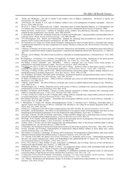 The Effect Of Roselle Extract (Hibiscus Sabdariffa Linn.) On Blood Glucose Level And Total Antioxidant Level On Diabetic Rat Induced By Streptozotocin