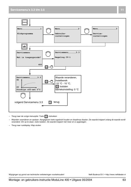 Montage- en gebruikers-instructie - H. Bosma installatietechniek BV ...