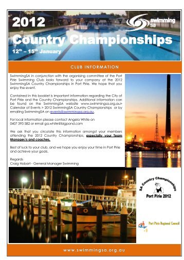 Country Club Information Pack.pdf - Swimming SA