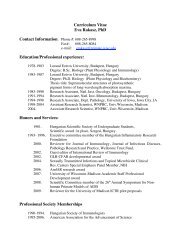 Eva Rakasz's Curriculum Vitae - Wisconsin National Primate ...