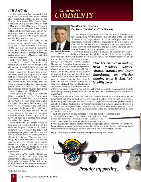 ATQ Fall 2004 (pages) for pdf - Airlift/Tanker Association