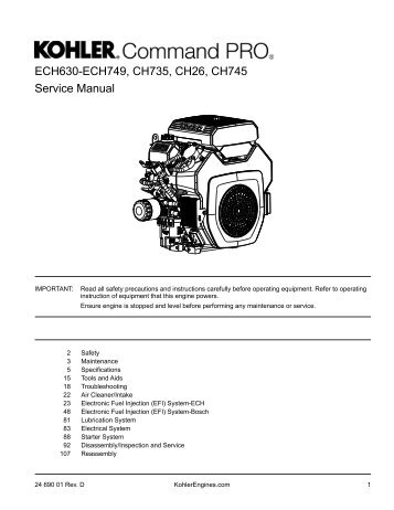 English - Kohler Engines