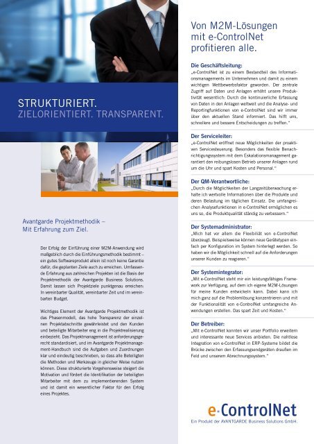 e ControlNet - AVANTGARDE Business Solutions GmbH