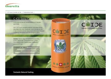 C-ICE Swiss Cannabis Ice Tea
