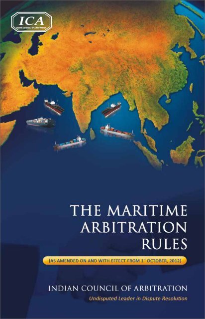 Maritime Arbitration Rules book - Indian Council of Arbitration