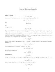 Squeeze Theorem Examples