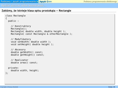 Wprowadzenie do programowania w jÄzyku C++