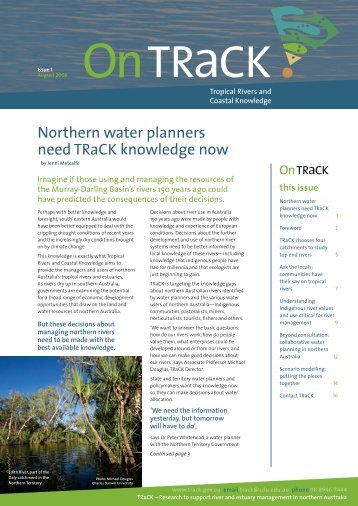 Issue 1 - TRaCK: Tropical Rivers and Coastal Knowledge